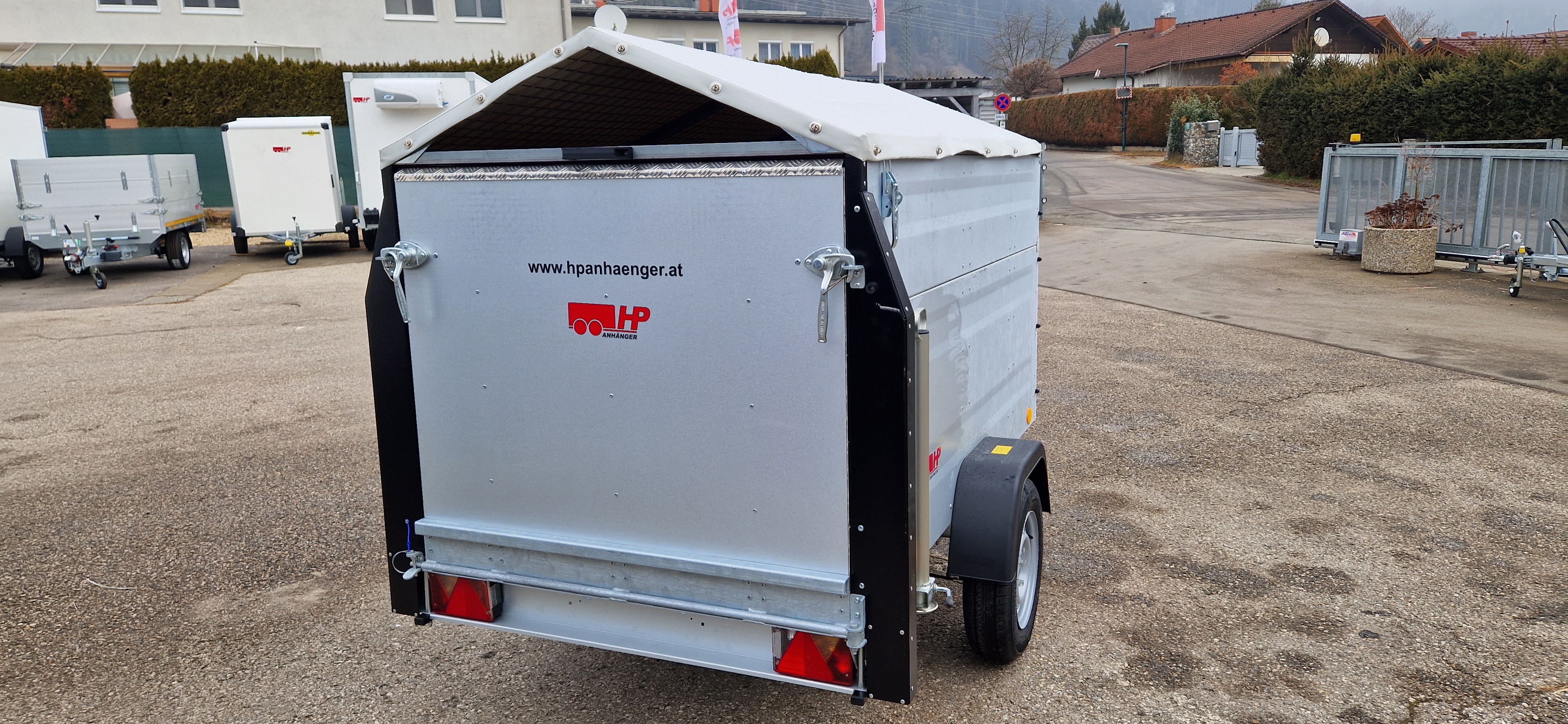 PKW-Anhänger, Autoanhänger, Kleinviehtransporter HP 2012 G-VT, 2020 x 1235 x 1070 mm, 1000 kg gebremst 